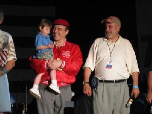 Curtis Sliwa (holding his son) and Mark Levin at the 2006 Freedom Concert in New Jersey Curtis Sliwa (holding his son) and Mark Levin at the 2006 Freedom Concert in New Jersey